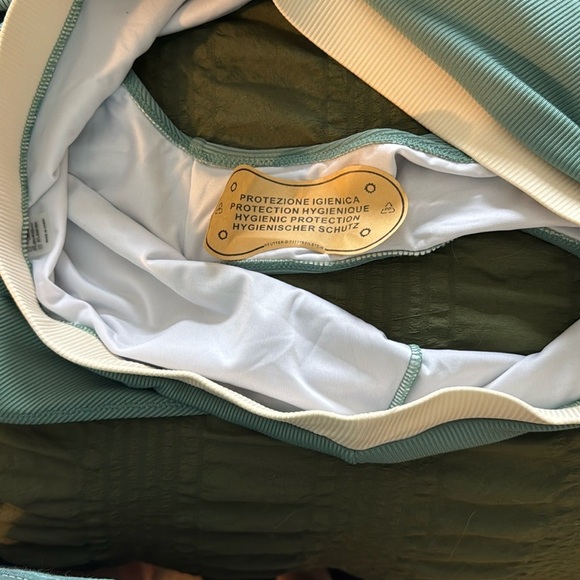 Green Ribbed Bikini Set - New - Picture 4 of 4